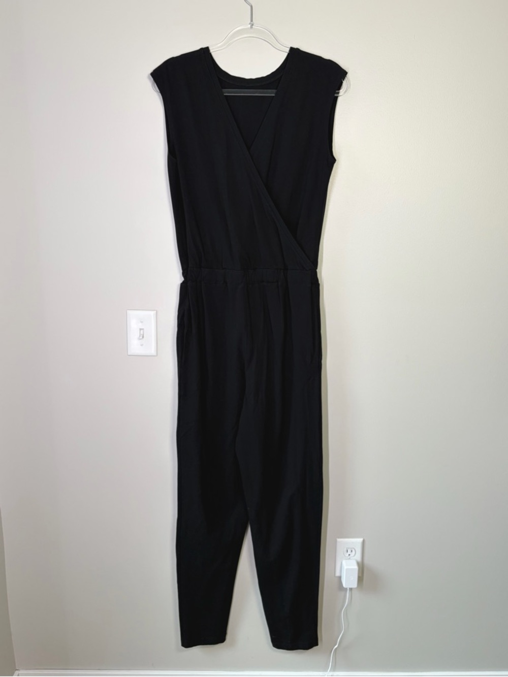 Stefanel Black Cotton Jumpsuit - Picture 4 of 14